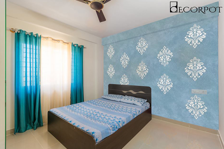 Guest Bedroom Interior Design Bangalore-GBR-3BHK, Krishnarajapura , Bangalore
